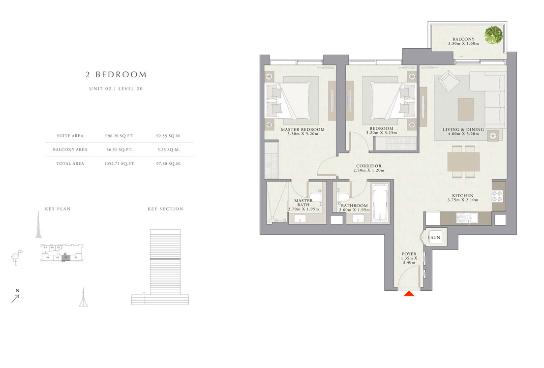 2 Bedroom